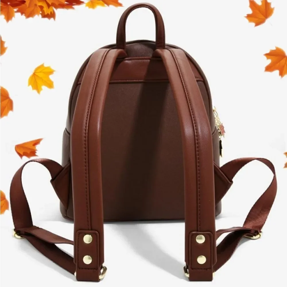Loungefly Disney Mickey & Minnie Autumn Mini Backpack